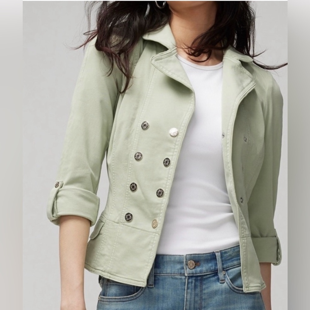 WHBM Sage Green Blazer 12